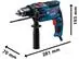 Furadeira de Impacto Bosch GSB 16 RE 850W com Maleta - 3