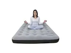 Colchão inflável casal Fit com inflador embutido que suporta 200kg NTK - 1