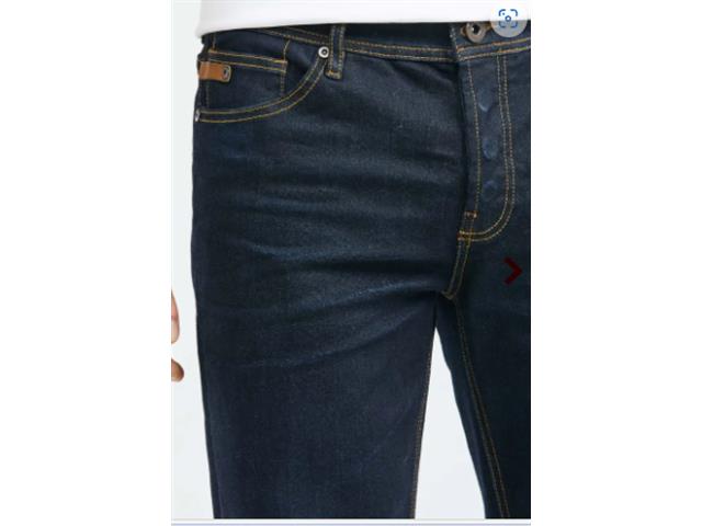 Jean de Hombre Super Slim Fit, Rider, Bota Slim - Azul Ultra Oscuro 30