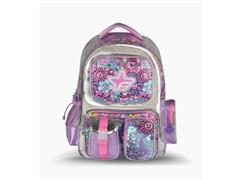 Mochila FOOTY espalda 18" Flowers - 2