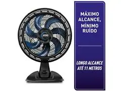 Ventilador de Mesa Arno VE70 X-treme 7 Preto e Azul 40CM 110V - 1