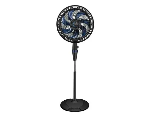 Ventilador de Coluna Arno VE70 X-treme 7 Preto e Azul 40CM 220V