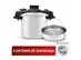 Panela de Pressão Tefal Opti'Space Inox FundoTriplo Cesto de Vapor 7L - 1