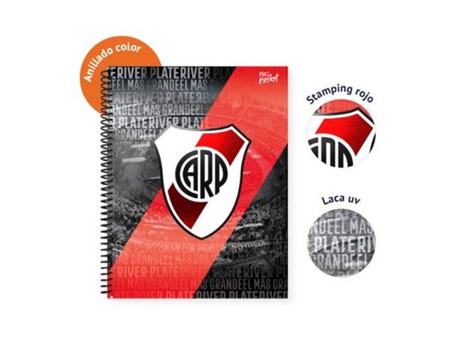 Cuaderno Universitario River Tapa Flexible