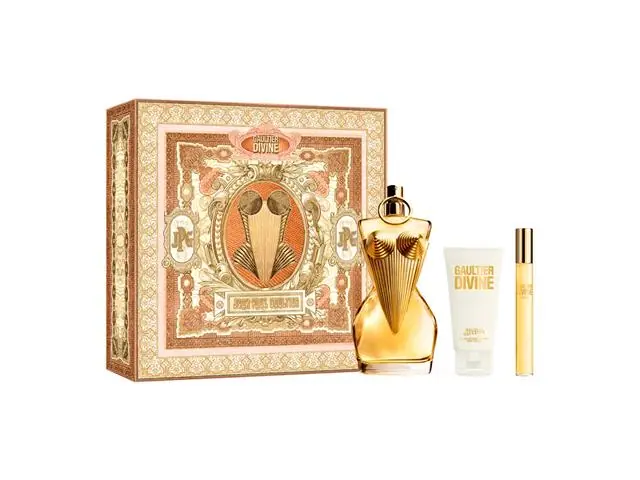 Kit Divine Jean Paul Gaultier Eau Parfum 100ml + 10ml + Creme 75ml