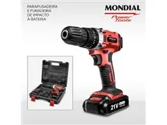 Parafusadeira e Furadeira Mondial PF-09M Bateria 21V Bivolt - 1