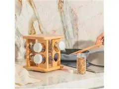 Organizador de Temperos Giratório OU Keep 9 Peças - 1