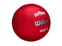 Bola de Volei Wilson AVP Soft Play Vermelho - 1