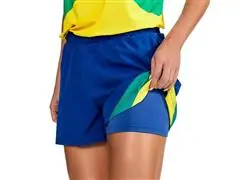 Shorts Feminino Treino Time Brasil Mormaii Azul - 4