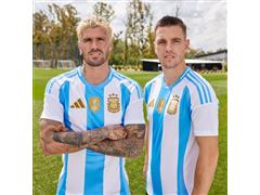 Camiseta Adidas Titular Selección Argentina 2024 Talle M - 4