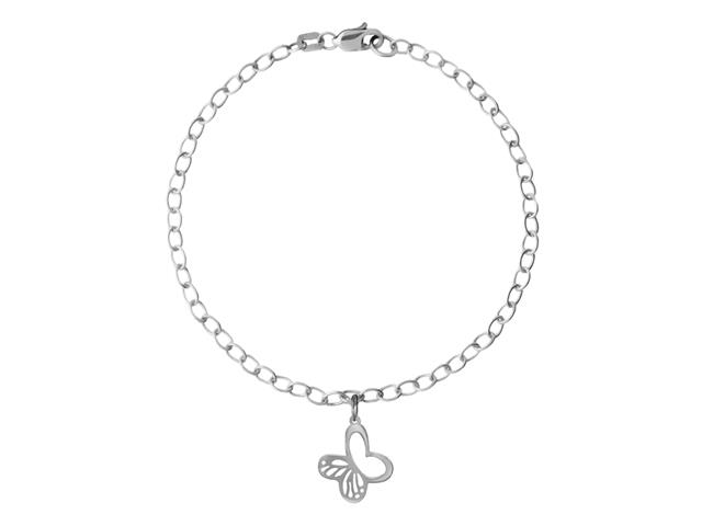 Pulsera Mujer Plata 925 Monarca Mariposa