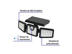 Luminario Solar LED 7 W con sensor de movimiento, Volteck - 3