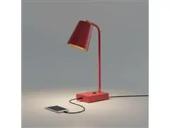 Luminária de mesa Ocanova USB A TUTTO Cor Laranja Fosco - 4