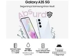 Smartphone Samsung Galaxy A35 5G 128GB 6.6" TriplaCâm 50+8+5MP Rosa - 4