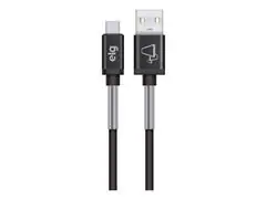 Cabo Carregador USB Tipo-C 1 Metro ELG SPC10BK Preto - 0