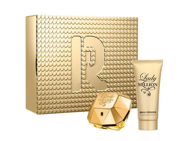 Kit Perfume Paco Rabanne Lady Million EDP 80ML + Creme Corporal 100ML