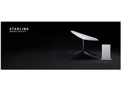 Antena de Internet Via Satélite Starlink Standard Kit Branca - 5