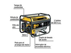 Generador eléctrico con motor a gasolina, 2.8 kW, Pretul - 1