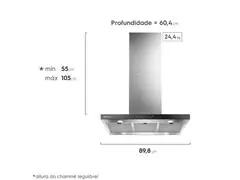 Coifa de Ilha Electrolux CE9IF 90cm Experience com I.A. Inox 110V - 1