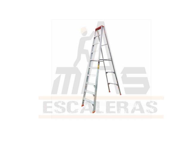 Escalera tipo Tijera 10 Pasos / 3.o Mts