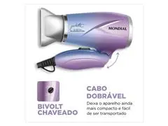 Secador de Cabelo By Juliette Mondial Azul/Rosa 1200W Bivolt - 5