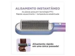 Escova Alisadora By Juliette Mondial Azul/Rosa - EA-JU-03 36W Bivolt - 4