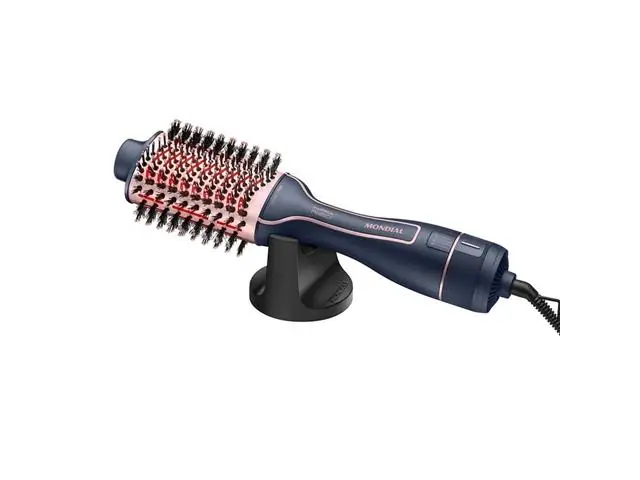 Escova Secadora InfraRed Mondial Azul/Golden Rose 1200W Bivolt