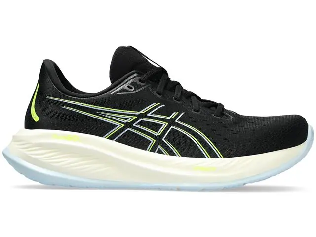 Tênis Asics Gel-Cumulus 26 Black/Safety Yellow Masc