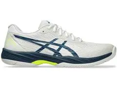 Tênis Asics Gel-Game 9 White/Mako Blue Masc - 0