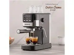 Cafeteira Espresso Dolce Crema 20 Bar Mondial Preto/Inox 1200W - 8