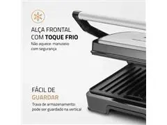 Grill Master Press Duo 180 Mondial Preto/Inox - PG-01-180 1000W - 5