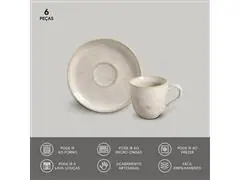 Conjunto Porto Brasil com 6 Xícaras de Café Bio Latte - 2