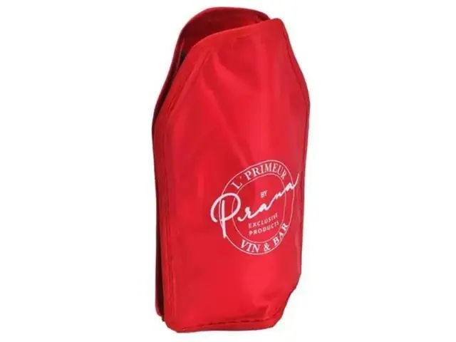 Cooler Térmico com Gel para Vinhos e Garrafas Vermelho Prana