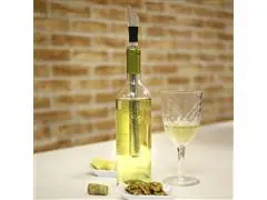 Bastão Resfriador Vinhos Bico Aerador Dosador Inox Prana - 2