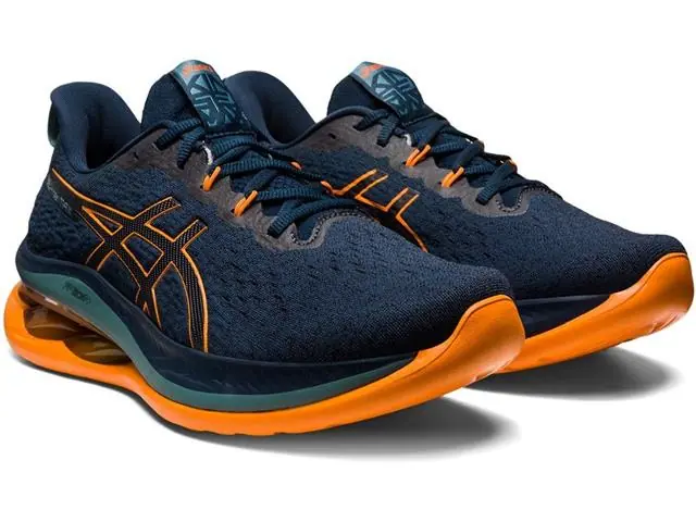 Tênis Asics Gel-Kinsei Max French Blue/Bright Orange Masc