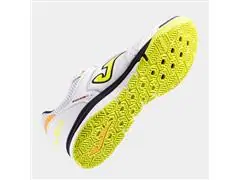 Chuteira Futsal Joma Top Flex Rebound Branco e Amarelo - 4