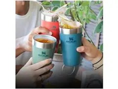 Copo Térmico de Cerveja sem Tampa Stanley Hammertone Green 473ML - 4