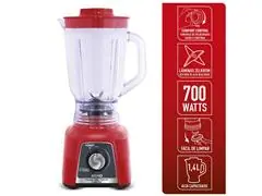 Liquidificador Arno Power Mix Limpa Fácil 700W Comfort Vermelho - 2