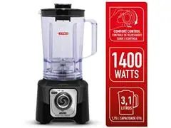 Liquidificador Arno Powermax Preto 1400W Comfort Control LN65 - 2