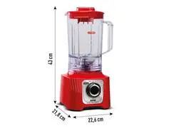 Liquidificador Arno Powermax 1400W Vermelho LN63 - 6