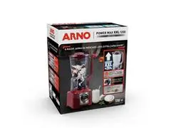 Liquidificador Arno Powermax XXL 1200W Carmim LN86 - 6