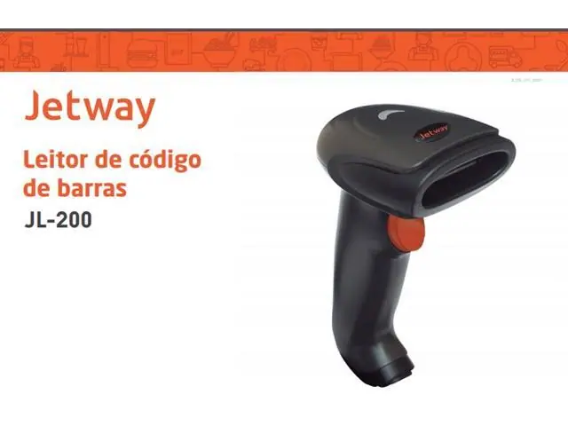 Leitor De Codigo de Barras Usb JL-200