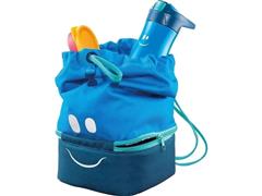 Vianda Lunch Bag Picnik Kids Maped Bolsa de Tela azul - 1