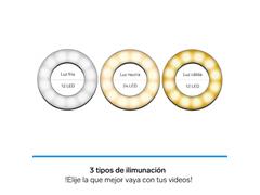 SOPORTE CON LAMPARA LED P/CELULAR - 2