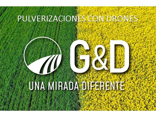 Pulverización, Fertilización y Siembra con Drones -GyD