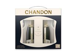 Estuche Chandon: 2 botellas 750 + 2 copas