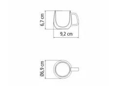 Conjunto de Xícaras Tramontina para Café 2 Peças - 7