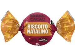 Chocolate Brasil Cacau Trufa Biscoito de Natal 30G - 0