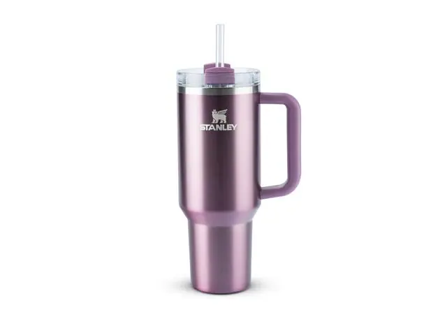 Copo com Canudo Stanley Quencher 2.0 Primrose Glow 1,180 Litros