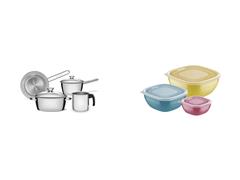 Kit Batería de Cocina 4 Pcz + Juego Potes 6 Pzs Mix color Tramontina - 0